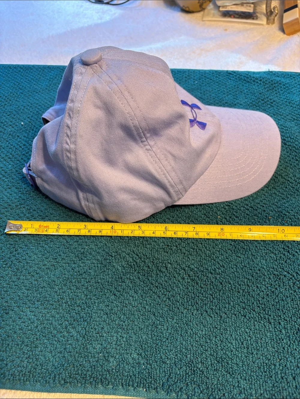 Under Armour Youth 100% Cotton Purple Ball Cap with Embroidered Logo